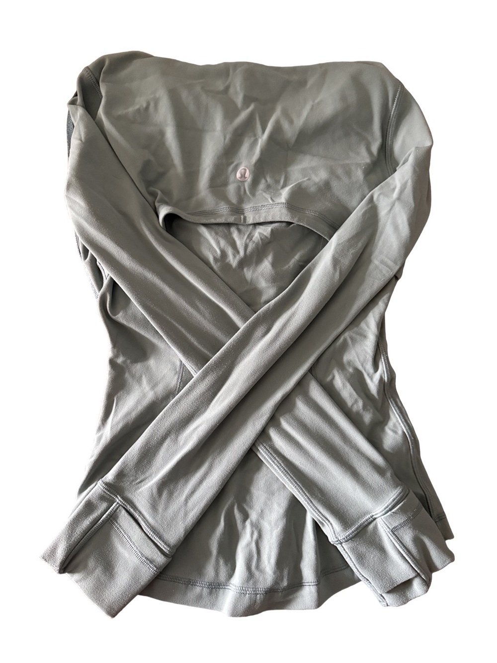 lululemon athletica Align Nulu Sage Green Jacket with Hood - Picture 3 of 4